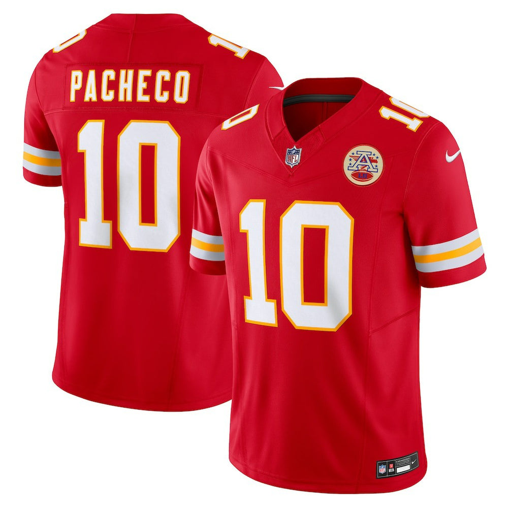NFL Isiah Pacheco Kansas City Chiefs Vapor F.U.S.E. Limited Jersey - Red