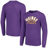 Minnesota Vikings Starter Half Ball Team Long Sleeve T-Shirt Purple