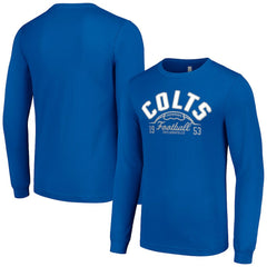 Indianapolis Colts Starter Half Ball Team Long Sleeve T-Shirt Royal