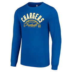 Los Angeles Chargers Starter Half Ball Team Long Sleeve T-Shirt Royal
