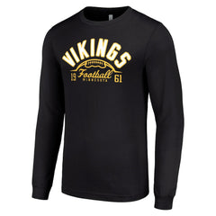 Minnesota Vikings Starter Half Ball Team Long Sleeve T-Shirt Black
