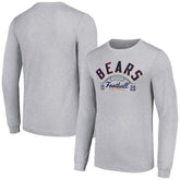 Chicago Bears Starter Half Ball Team Long Sleeve T-Shirt Heather Gray
