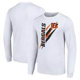 Cincinnati Bengals Starter Color Scratch Long Sleeve T-Shirt White
