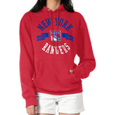 NHL New York Rangers G-III 4Her by Carl Banks Women's City Graphic Fleece Pullover Hoodie - Red