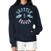 NHL Seattle Kraken G-III 4Her by Carl Banks Women's City Graphic Fleece Pullover Hoodie - Navy