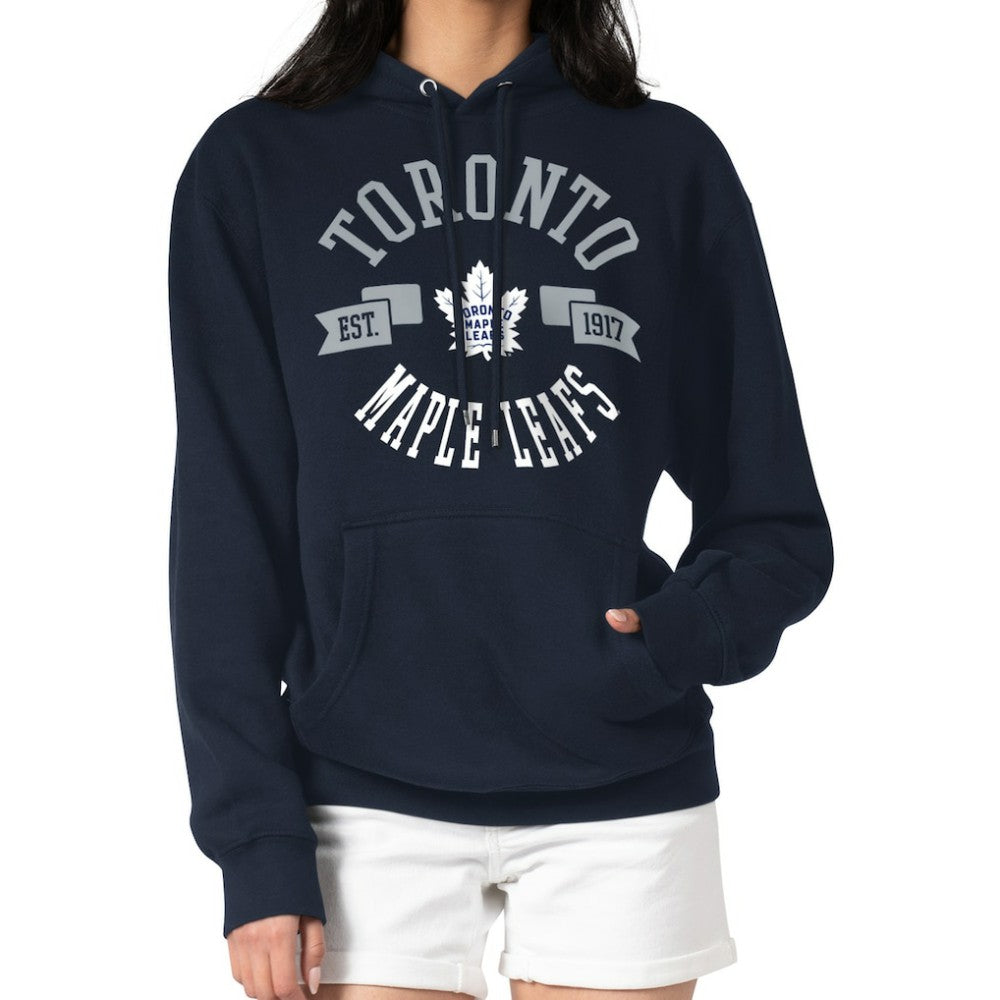 NHL Toronto Maple Leafs G-III 4Her by Carl Banks Women's City Graphic Fleece Pullover Hoodie - Navy