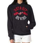 NHL Detroit Red Wings G-III 4Her by Carl Banks Women's City Graphic Fleece Pullover Hoodie - Black