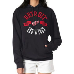 NHL Detroit Red Wings G-III 4Her by Carl Banks Women's City Graphic Fleece Pullover Hoodie - Black