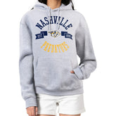 NHL Nashville Predators G-III 4Her by Carl Banks Women's City Graphic Fleece Pullover Hoodie - Heather Gray