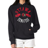 NHL Ottawa Senators G-III 4Her by Carl Banks Women's City Graphic Fleece Pullover Hoodie - Black