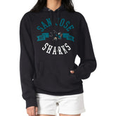 NHL San Jose Sharks G-III 4Her by Carl Banks Women's City Graphic Fleece Pullover Hoodie - Black