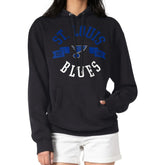 NHL St. Louis Blues G-III 4Her by Carl Banks Women's City Graphic Fleece Pullover Hoodie - Black