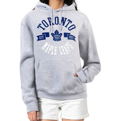 NHL Toronto Maple Leafs G-III 4Her by Carl Banks Women's City Graphic Fleece Pullover Hoodie - Heather Gray