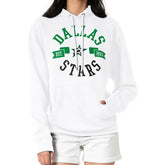 NHL Dallas Stars G-III 4Her by Carl Banks Women's City Graphic Fleece Pullover Hoodie - White