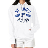 NHL St. Louis Blues G-III 4Her by Carl Banks Women's City Graphic Fleece Pullover Hoodie - White