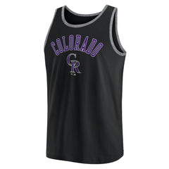 Colorado Rockies Fanatics Bet Tank Top - Black Tanks