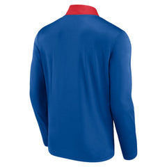 Chicago Cubs Fanatics Unstoppable Quarter-Zip Top - Royal Tops