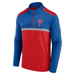 Philadelphia Phillies Fanatics Unstoppable Quarter-Zip Top - Red Tops
