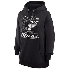NHL St. Louis Blues Starter Arch City Team Graphic Fleece Pullover Hoodie - Black