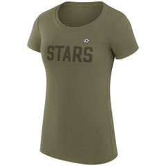 NHL Dallas Stars G-III 4Her by Carl Banks Women's Super-Slim Fit Lightweight Dot Print Team T-Shirt - Green