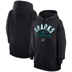 NHL San Jose Sharks Starter Puck Pullover Hoodie - Black