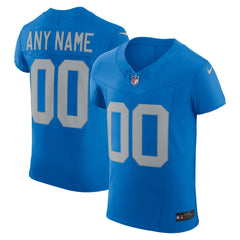 NFL Detroit Lions Alternate Vapor F.U.S.E. Elite Custom Jersey - Blue