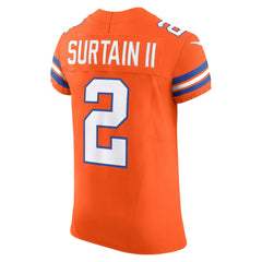 NFL Patrick Surtain II Denver Broncos Vapor F.U.S.E. Elite Jersey Vapor F.U.S.E. Elite Jersey - Orange