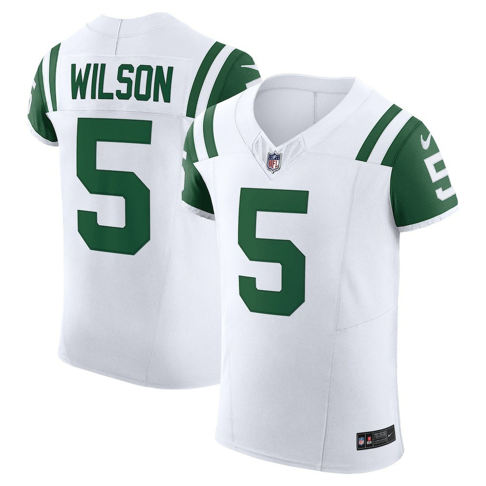 NFL Garrett Wilson New York Jets Classic Alternate Vapor F.U.S.E. Elite Jersey - White