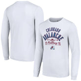 NHL Colorado Avalanche Starter Puck Long Sleeve T-Shirt - White
