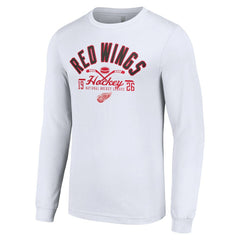NHL Detroit Red Wings Starter Puck Long Sleeve T-Shirt - White