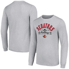 NHL Ottawa Senators Starter Puck Long Sleeve T-Shirt - Heather Gray
