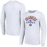NHL New York Islanders Starter Puck Long Sleeve T-Shirt - White