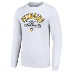 NHL Pittsburgh Penguins Starter Puck Long Sleeve T-Shirt - White