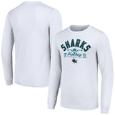 NHL San Jose Sharks Starter Puck Long Sleeve T-Shirt - White