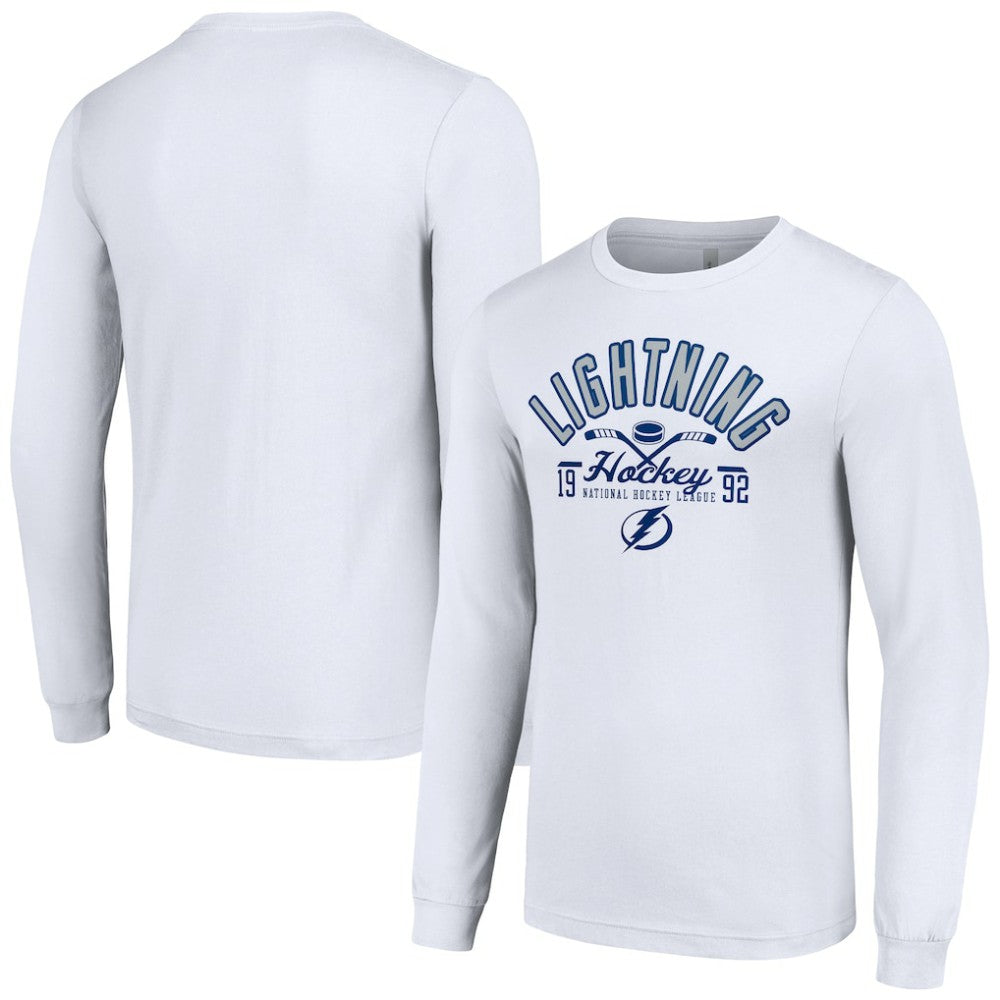 NHL Tampa Bay Lightning Starter Puck Long Sleeve T-Shirt - White