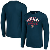 NHL Florida Panthers Starter Puck Long Sleeve T-Shirt - Navy