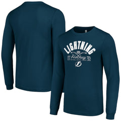 NHL Tampa Bay Lightning Starter Puck Long Sleeve T-Shirt - Navy