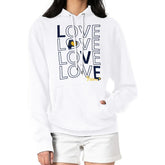 Indiana Pacers G-III 4Her by Carl Banks Women's Basketball Love Fleece Pullover Hoodie White