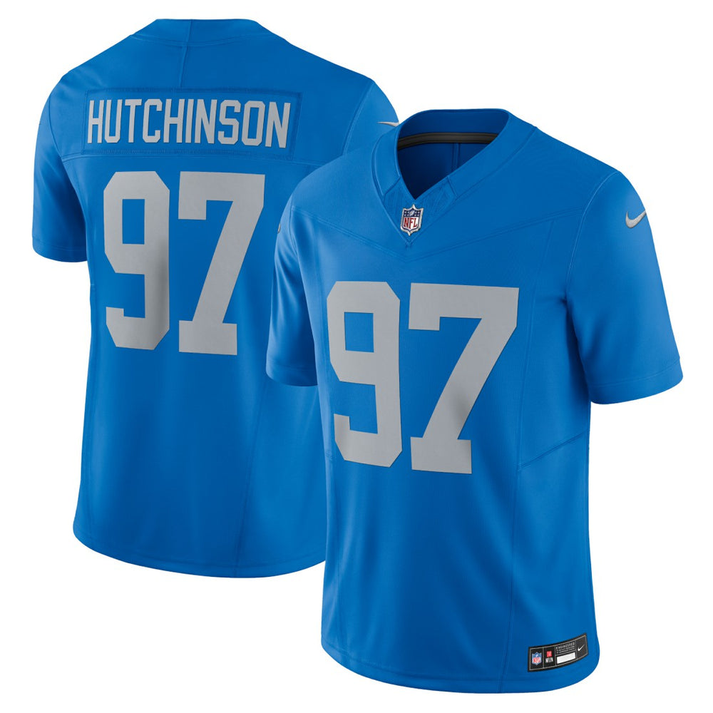 NFL Aidan Hutchinson Detroit Lions Vapor F.U.S.E. Alternate Limited Jersey - Blue