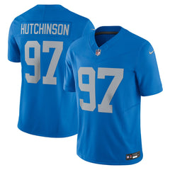 NFL Aidan Hutchinson Detroit Lions Vapor F.U.S.E. Alternate Limited Jersey - Blue