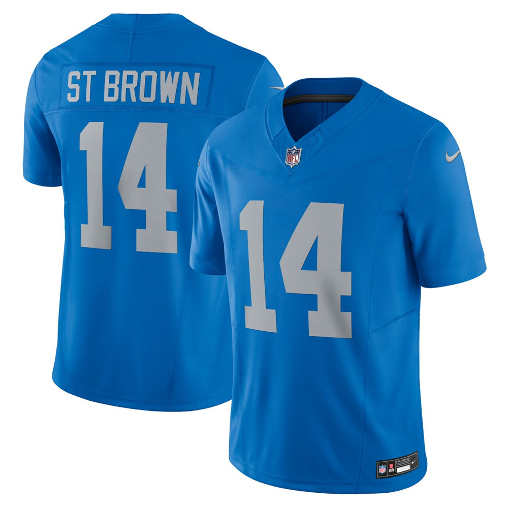 NFL Amon-Ra St. Brown Detroit Lions Vapor F.U.S.E. Alternate Limited Jersey - Blue