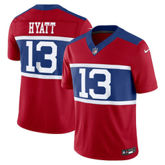 NFL Jalin Hyatt New York Giants Alternate Vapor F.U.S.E. Limited Jersey - Century Red