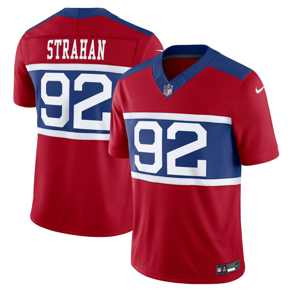 NFL Michael Strahan New York Giants Alternate Vapor F.U.S.E. Retired Player Limited Jersey - Century Red