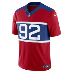 NFL Michael Strahan New York Giants Alternate Vapor F.U.S.E. Retired Player Limited Jersey - Century Red
