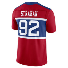 NFL Michael Strahan New York Giants Alternate Vapor F.U.S.E. Retired Player Limited Jersey - Century Red