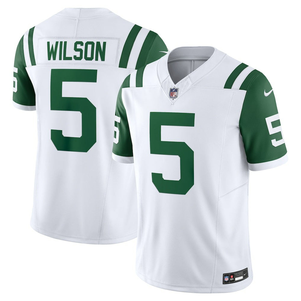 NFL Garrett Wilson New York Jets Classic Alternate Vapor F.U.S.E. Limited Jersey - White