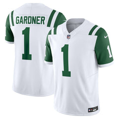 NFL Ahmad Sauce Gardner New York Jets Classic Alternate Vapor F.U.S.E. Limited Jersey - White