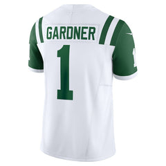 NFL Ahmad Sauce Gardner New York Jets Classic Alternate Vapor F.U.S.E. Limited Jersey - White