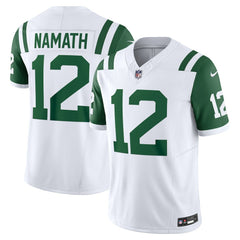 NFL Joe Namath New York Jets Classic Alternate Vapor F.U.S.E. Retired Player Limited Jersey - White