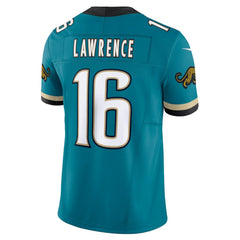 NFL Trevor Lawrence Jacksonville Jaguars Prowler Throwback Vapor F.U.S.E. Limited Jersey - Teal